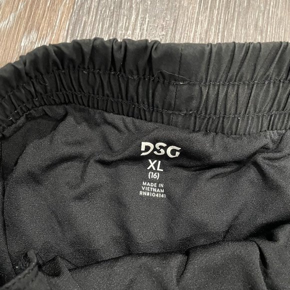 DSG Youth Black Running Shorts - Picture 2 of 2